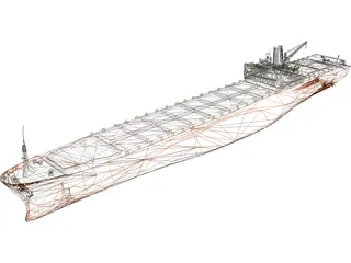 LNG Tanker 3D Model