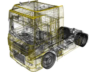 DAF XF 530 3D Model