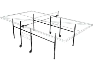 Pinpong Table 3D Model