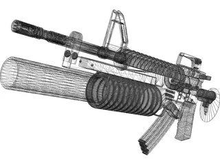 M4 3D Model