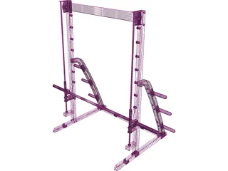 Simulator Rack 3D Model