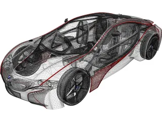 BMW Vision Efficient Dynamics Concept 3D Model