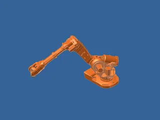 Robot 6 Axis 3D Model