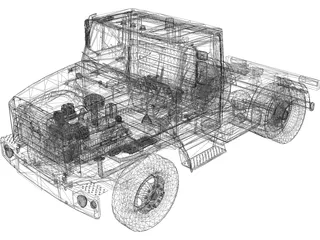 ZIL 4421 3D Model