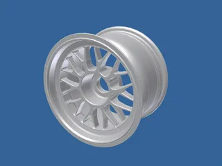 BBS Centerlock Wheel 13in x 8in 3D Model