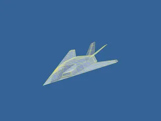 F-117 3D Model