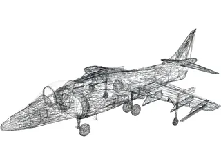 BAE AV-8A 3D Model