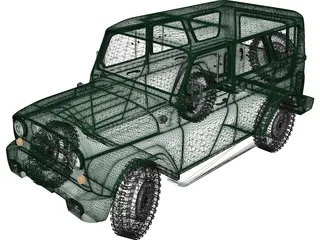 UAZ Hunter 3D Model