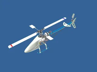 RC Helicopter 3D Model