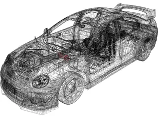 Dodge Neon SRT4 3D Model