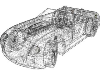 Ford Shelby Cobra 3D Model