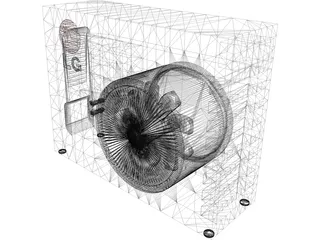 Air Conditioner LG Ext 3D Model