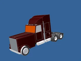 Semi-Truck 3D Model