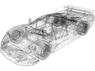 Saleen S7R 3D Model