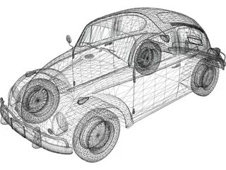 Volkswagen Beetle 3D Model