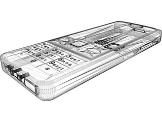 Phone Nokia 6300 3D Model