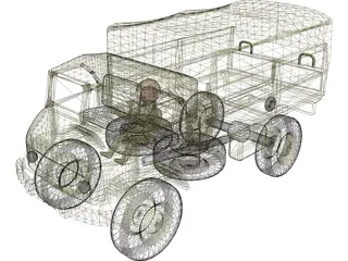 Mercedes-Benz Unimog 404 3D Model