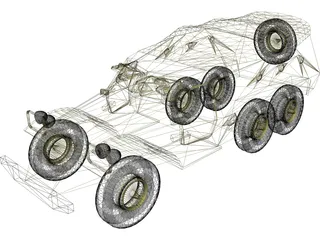 BTR 152 3D Model