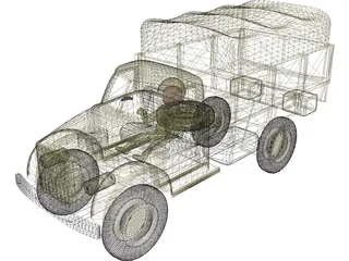 GAZ 63 3D Model