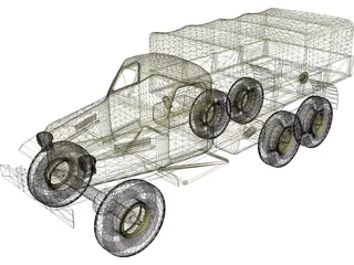 ZIL 157 3D Model