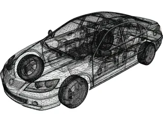 Acura RL (2005) 3D Model