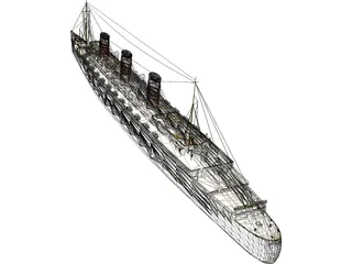 RMS Queen Mary 3D Model