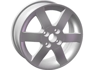 Car Wheel 3D Model