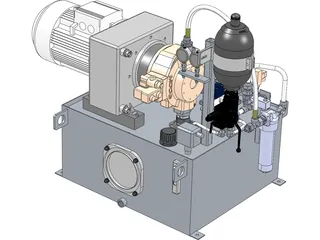 Hydraulic System 3D Model