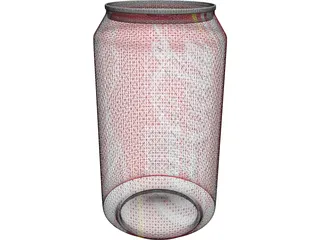 Coca Cola Coke Can 3D Model