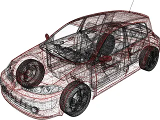 Renault Megane 3D Model