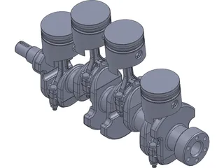 Crank Assembly 3D Model