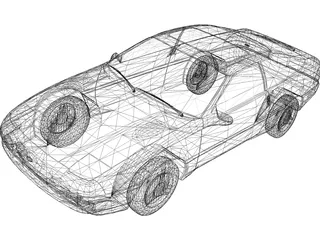 Ford Probe (1992) 3D Model