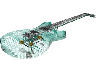 Paul Reed Smith Guitar 3D Model