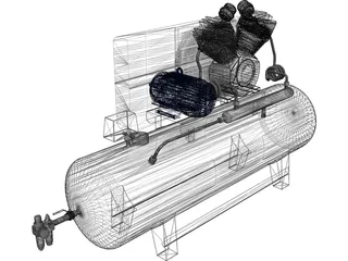 Hertz Compressor 3D Model