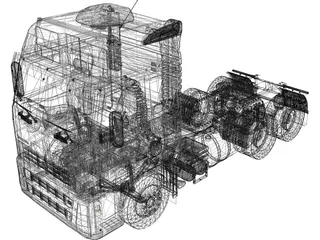 Volvo FH12 Globetrotter (2006) 3D Model