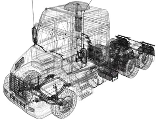 Volvo NH12 Globetrotter (2004) 3D Model