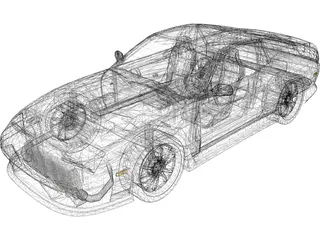 Nissan 200sx S13 Drift Spec 3D Model