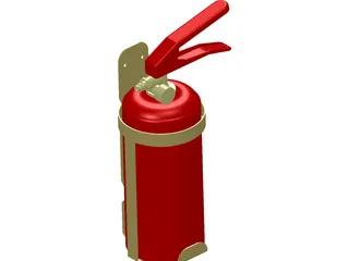 Fire Extinguiser 3D Model