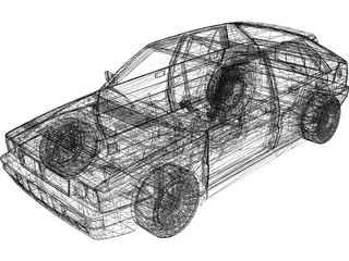 Lancia Delta HF 3D Model