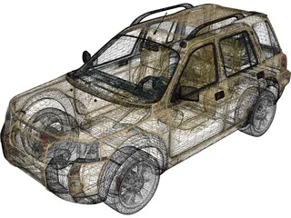 Land Rover Freelander Td4 (2004) 3D Model