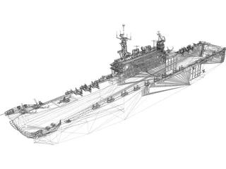 Aircraft Carrier 3D Model