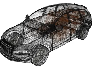 Audi Q7 (2009) 3D Model