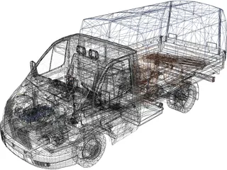 GAZ 3302 3D Model