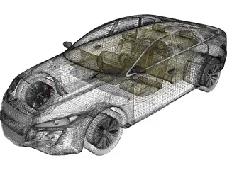 Audi A6 Concept (2010) 3D Model