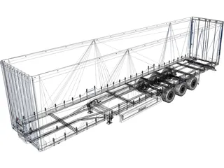 Trailer Krone 3D Model