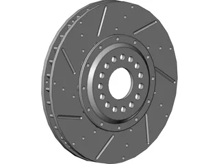 Brake Disc Fully Floating 3D Model