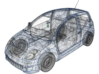 Citroen C2 3D Model