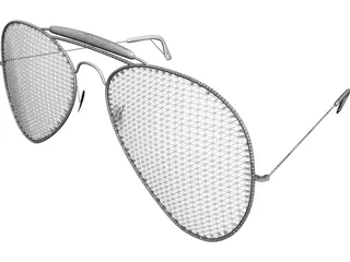 Rayban Sunglasses 3D Model