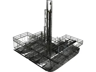 Drill and Mud Units 3D Model