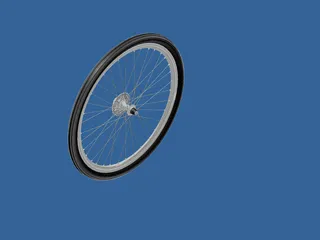 Wheel Rear Bicycle 28 3D Model